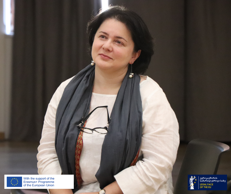  ჟან მონეს პროექტის „ევროკავშირის სამართლებრივი სახე“ პრეზენტაცია